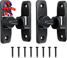 2 PCS Black Sliding Door Lock