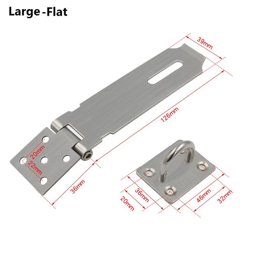 Stainless steel padlock hasp - padlock,