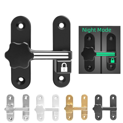 Punching luminous door lock - luminous,