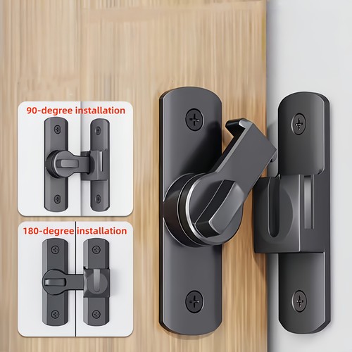 Door latch lock - lock, sliding